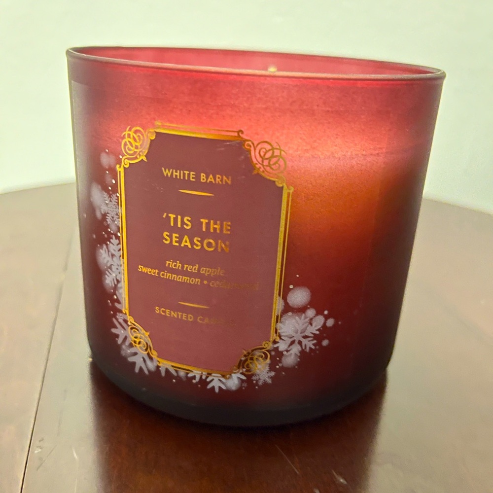 BBW Tis the Season 3-Wick Candle